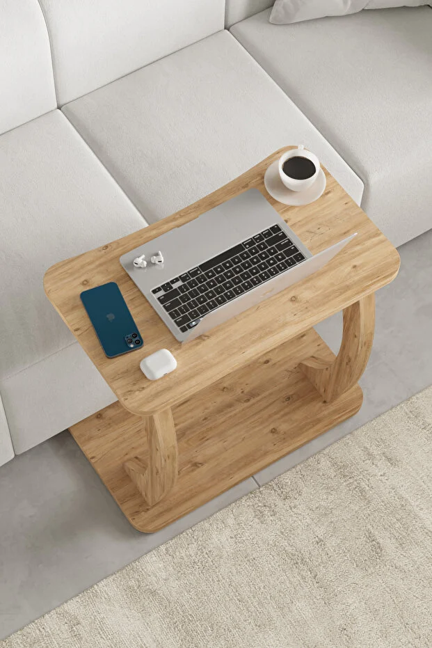 C Ayaklı Laptop Sehpası, Koltuk Sehpası, Kahvaltı Masası, Çalışma Sehpası